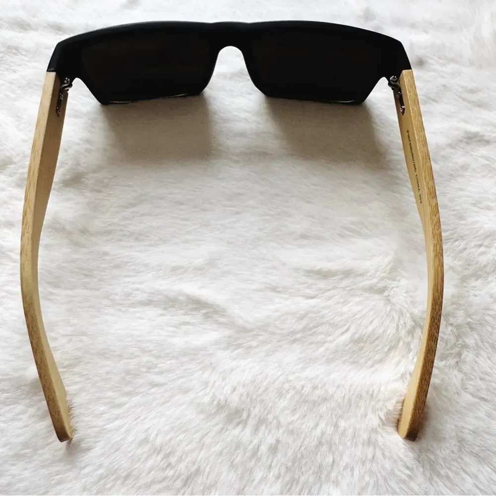 Jensen Blue & Light Wood Sunglasses